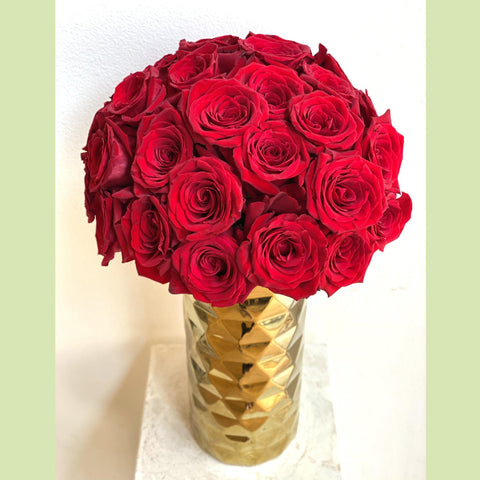 8-Magnificent Red-NE Flower Boutique