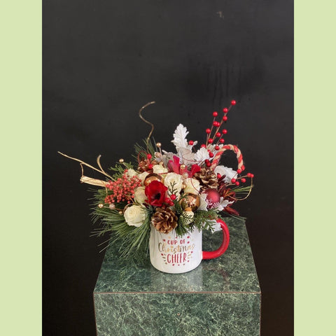 Cup of Christmas Cheer-NE Flower Boutique