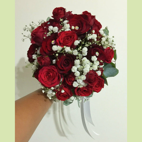 Red Rose Prom Bouquet Red Rose Prom Bouquet