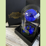 06- Beauty and the Beast Roses in Glass Dome-NE Flower Boutique