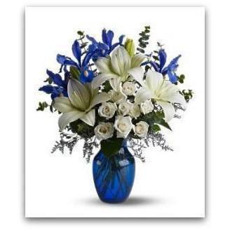 Blue and White Holiday-NE Flower Boutique