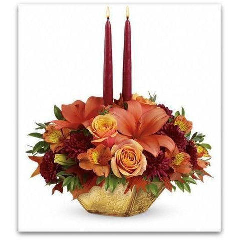 Candle Light Fall-NE Flower Boutique