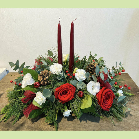 Christmas Centerpiece-NE Flower Boutique