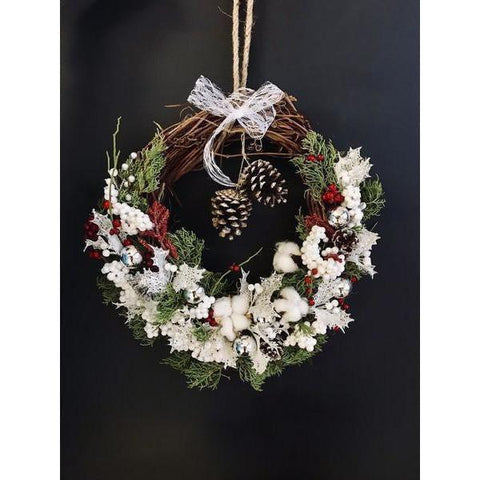 Christmas Wreath to Remember-NE Flower Boutique