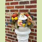 Fall blush pumpkin-NE Flower Boutique