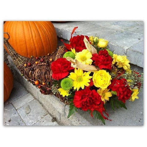 Festive Cornucopia-NE Flower Boutique