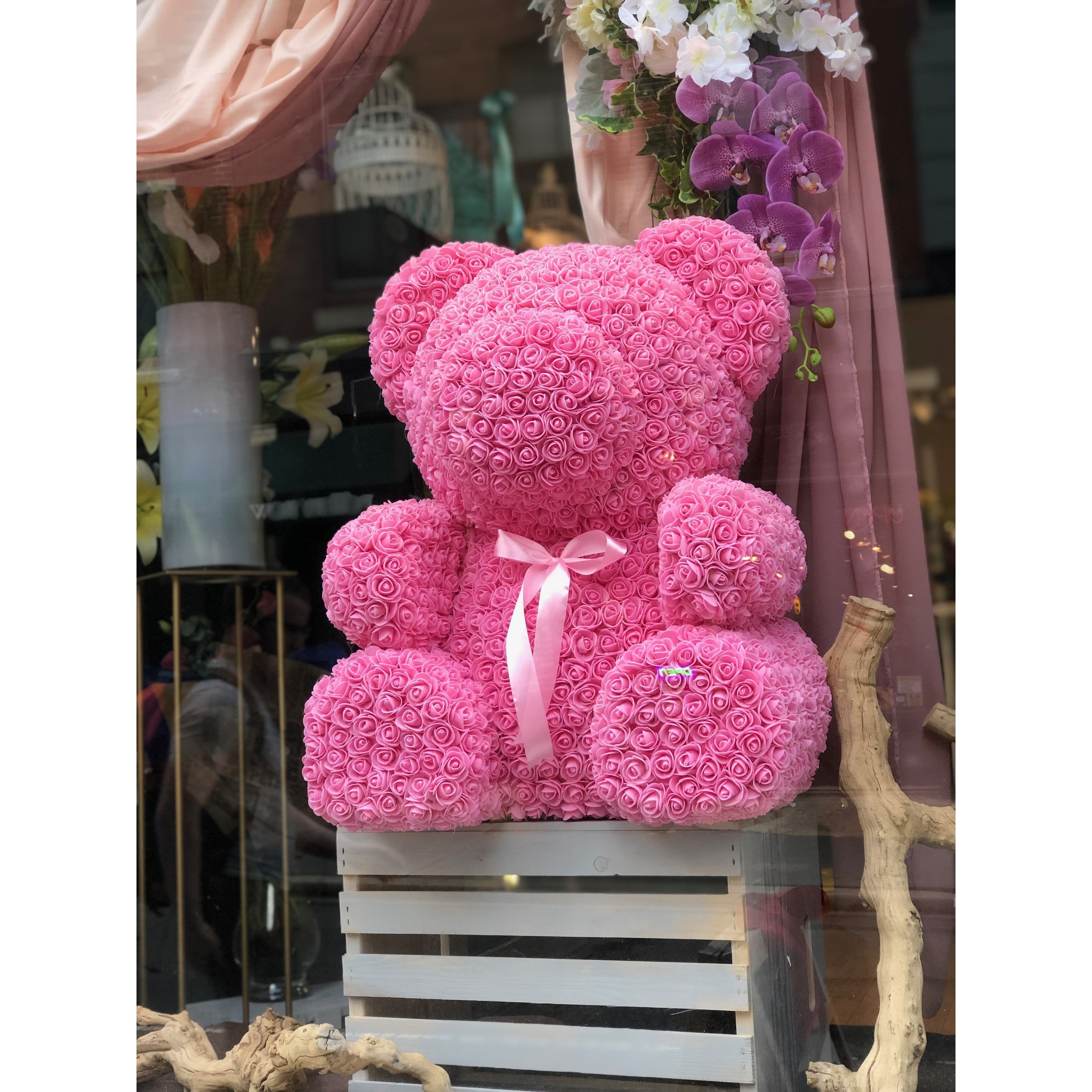 Huge rose bear shop