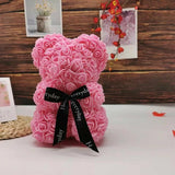 Mini Rose Bear, Chocolates and a Balloon-NE Flower Boutique