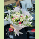 Roses, Lilies and Daisies-NE Flower Boutique
