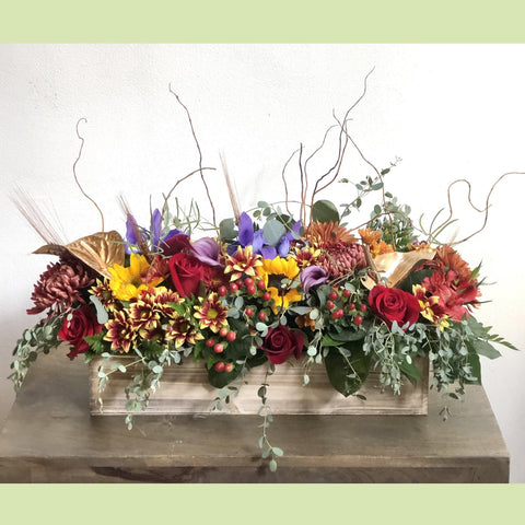 Thankful and Grateful Centerpiece-NE Flower Boutique