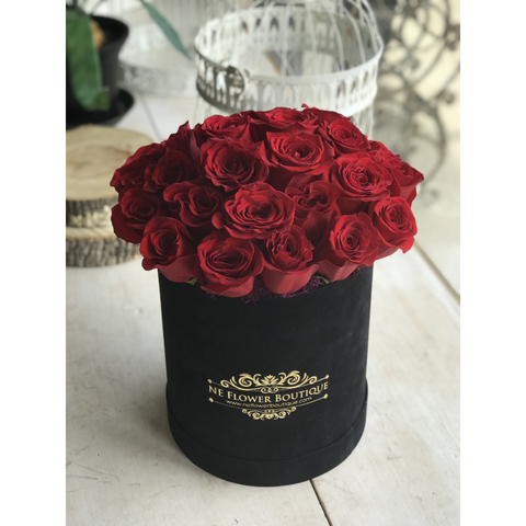 Velvet Love Box-NE Flower Boutique