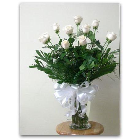 White Dozen-NE Flower Boutique